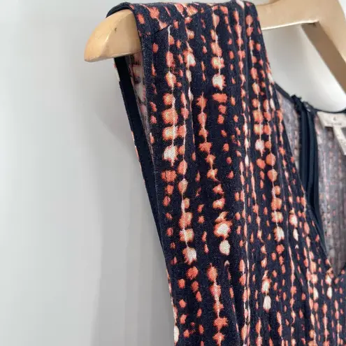 H by Halston Dress Size Extra Small Linen Blend Wrap Sash Tie Waist Sleeveless