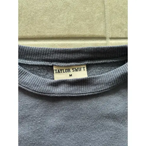 Taylor Swift Swiftie Sweatshirt Womens Medium Blue Eras Tour Soft Cozy