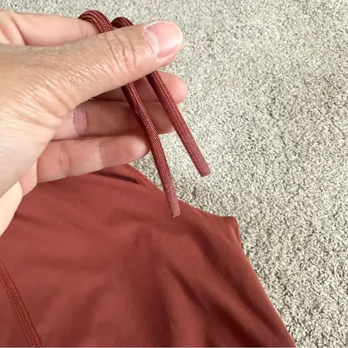 Vuori Women’s Daily Leggings Pull On 25” High Rise Drawstring in Burnt Sienne XS