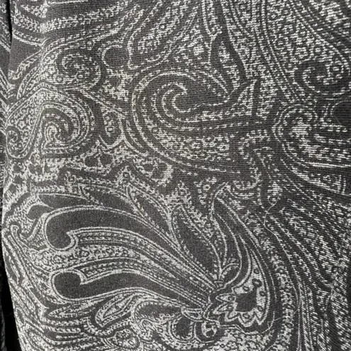 MiracleSuit M Miracle body by black paisley shaping pull on leggings size 2