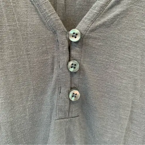 Modcloth  3 Button Casual Everyday Shirt Women’s Medium Hunter Green