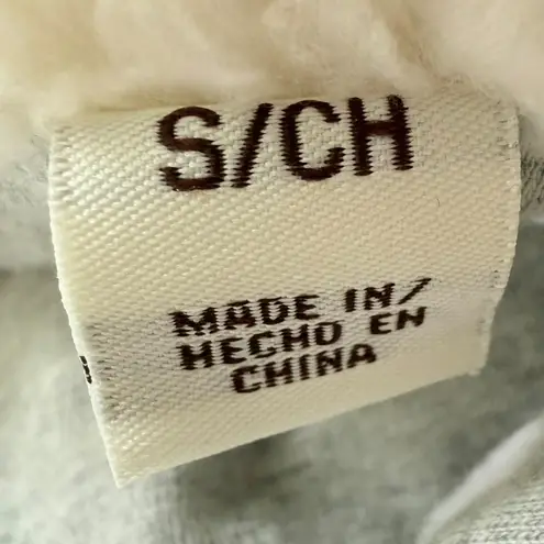 Weatherproof Sherpa Sweatshirt Cream 1/4 Zip Pullover Long Sleeve Size Small