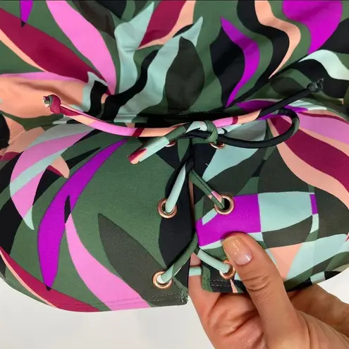 Hula Honey OLIVE MULTI Tropics Tankini Swim Top