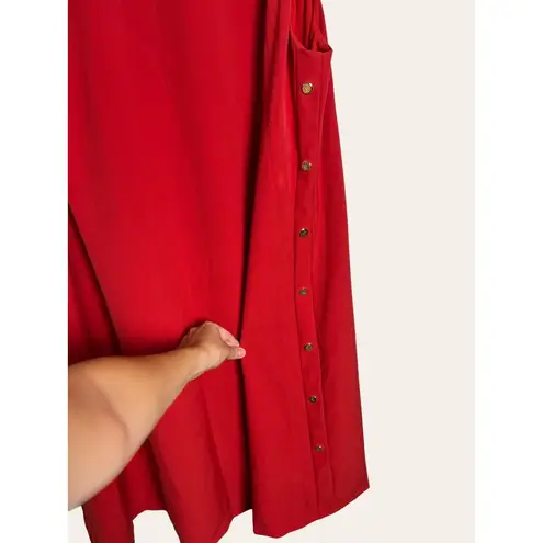 Ralph Lauren Lauren  Red Shift Dress Size 18 W