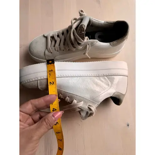 P448 gray and silver Thea Platform Sneaker (Women) size 37 / US 7