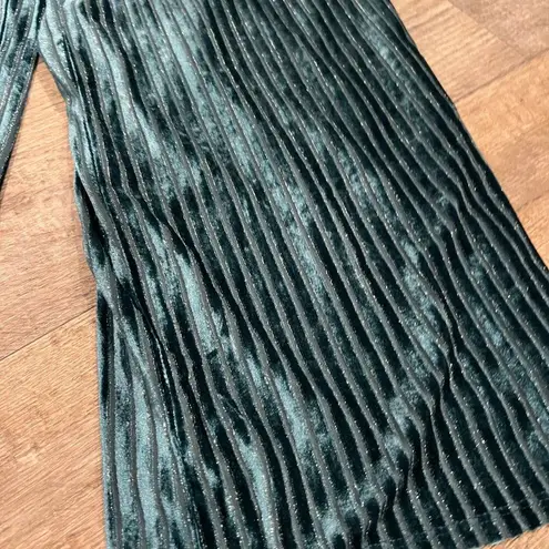 House of Harlow Velvet Pants with Metallic Shimmer Small