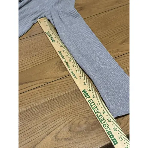 Umgee  Sweater Duster Side Slits Gray Color Ribbed Cardigan Boho Hippie‎ Medium - Image 12