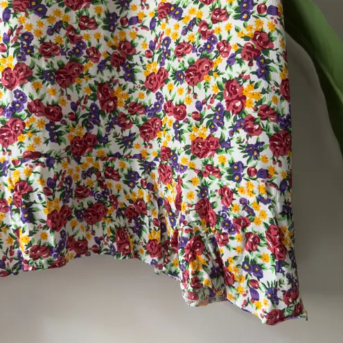 Faithfull the Brand Emilia Midi Dress in Lumina Floral Print grandmacore ruffle