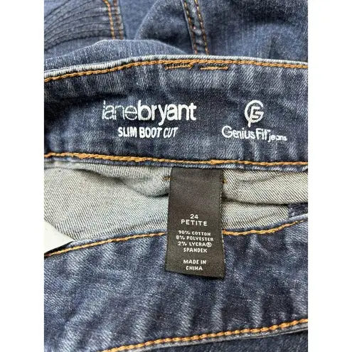 Lane Bryant  Slim Boot Cut Genius Fit Jeans Plus Size 24 Petite