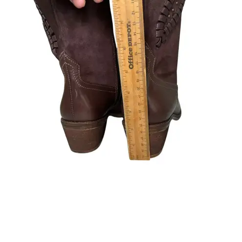 Briscos Tall Leather & Suede Women's Western Riding Boots Brown 8.5M NWT Size 8.5