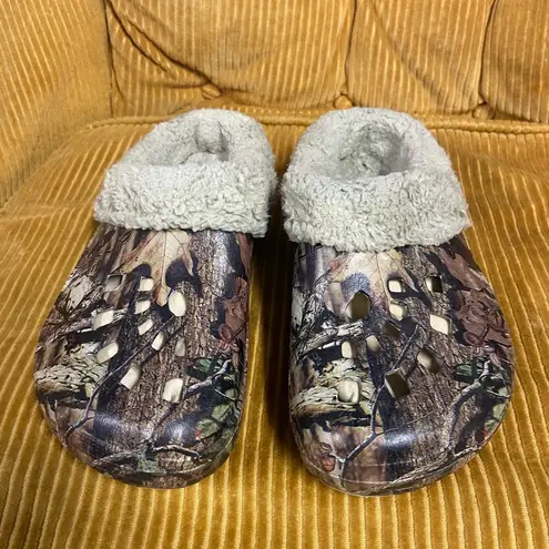 Dawgs Slip On Shoes Fleece Lined Clogs Womens Sz 5/6 Breakup Infinity Mossy Oak Multiple