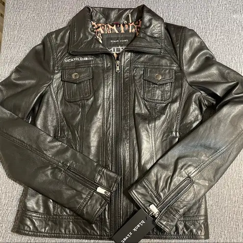 Black Rivet Women’s Custom Leather Jacket