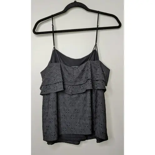 Harlowe $ Graham Harlowe & Graham Eyelet Cami Top - Size L - NWT