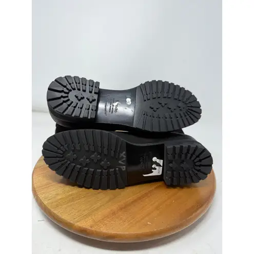 Blondo Waterproof Black Leather Suede Buckle Strap Moto Ankle Boots 8.5M