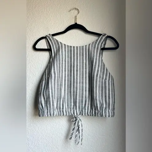 Fashion On Earth Striped Crop Top