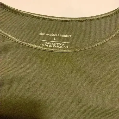 Christopher & Banks 100% Cotton Top