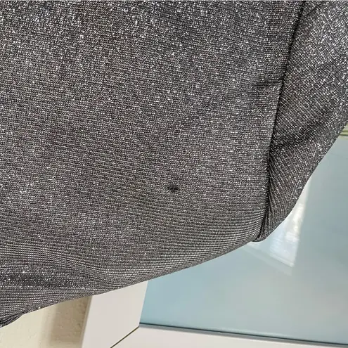 Dressed in Lala To The Disco Glitter Blazer Jacket Gray Size M