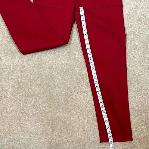 Wilfred Free Aritzia Red Denim Button Fly High Waisted Belen Women Jeans Size 6