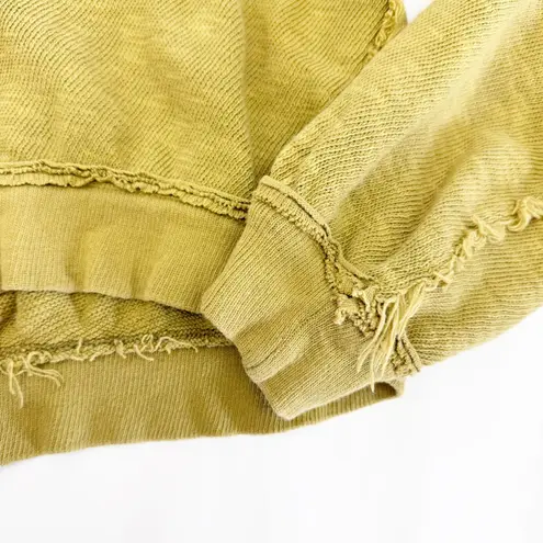 Free People  X We The Free Golden Road Cardigan Curly Willow Mustard Olive Crop