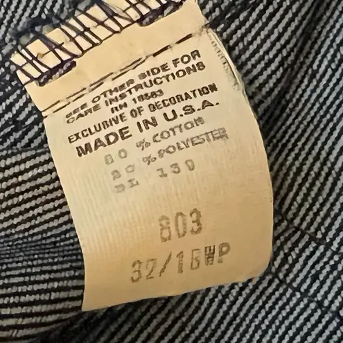 Jordache American Vintage 80’s High Elastic Waist Dark Wash Mom JeansSize 32