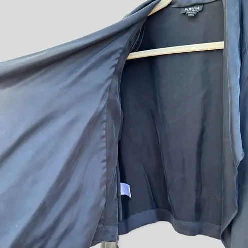 Worth Cupro Silky Jacket Blue Size 2