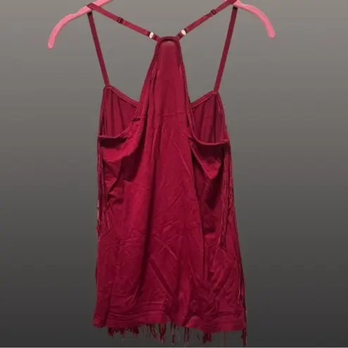 MANER Layered Fringe Tassel Tank Top