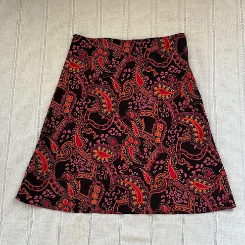 C’est Basic Y2k Midi Skirt in Paisley Print Pink Size M