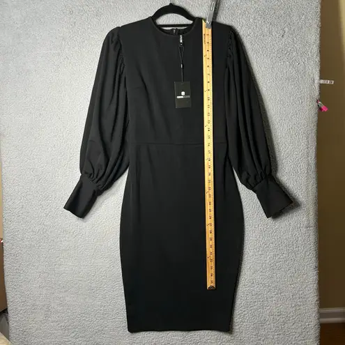 Stylewe Dress Womens S Black Long Puffed Sleeve Career Night Out Party NEW