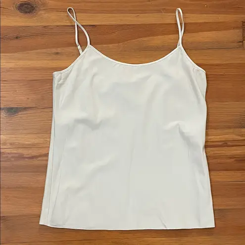 Liz Claiborne Collection Beige Floral Silk Blouse Shirt Set Womens Size Large Tan