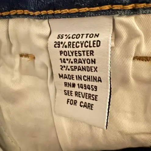 Ashley Mason Western Floral Embroidered Flare Jean 5/27 Juniors Blue