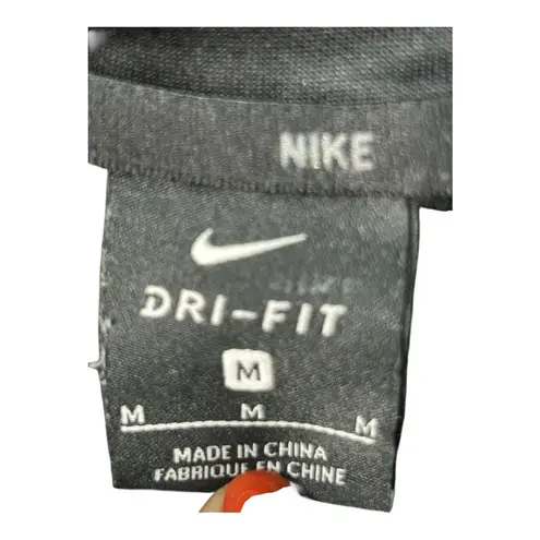 Nike  Hoodie Womens Medium Black Drifit Swoosh Sweatshirt Sweater Ladies Gym