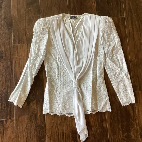 Vintage Cachet Formal Blazer Blue Size 8