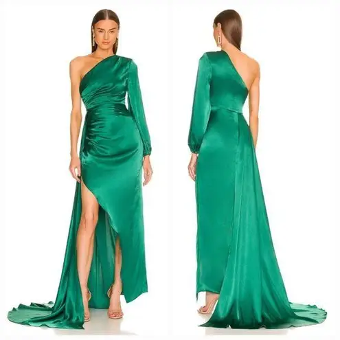 Michael Costello x REVOLVE Heather Gown in Green XS