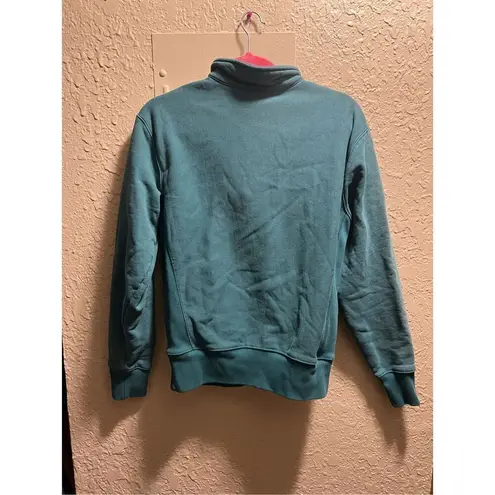 Champion  Dark Teal 1/4 Zip Pullover Sweatshirt Woman’s Size X-Small