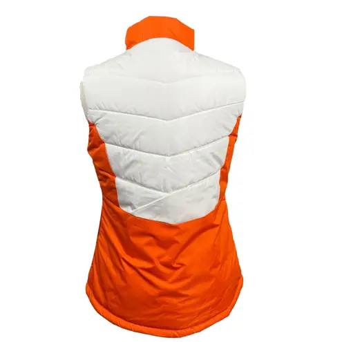 NFL Team Apparel Vest M Orange White Broncos