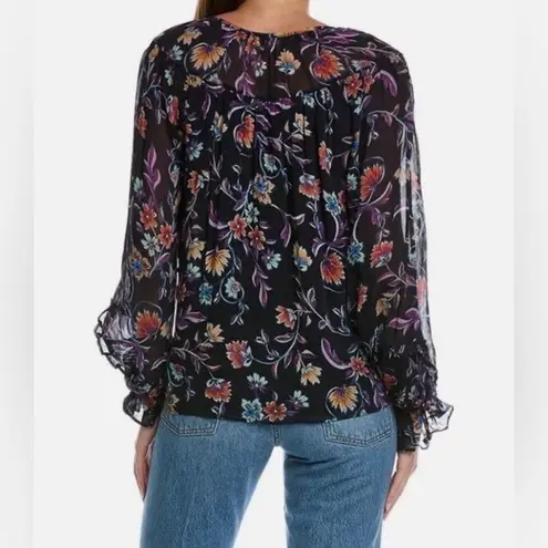Ramy Brook Rosalind Floral-Printed Blouse Size XXS