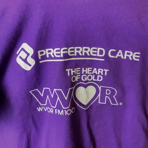 1989 Vintage Campers' Fund Run WVOR FM 100 T Shirt 80s 50/50 Single Stitch Large