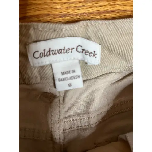Coldwater Creek High Rise Corduroy Pants Womens Size 8 Straight Leg Casual