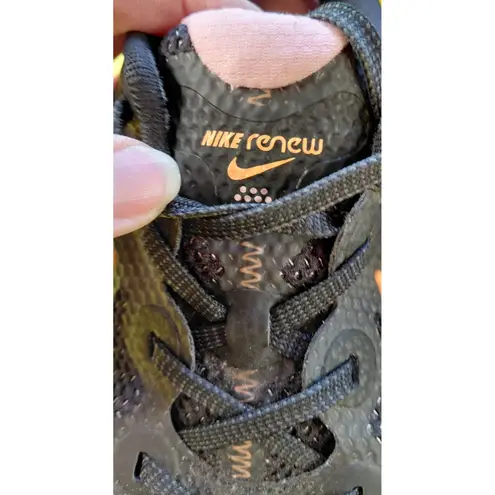 Nike ‎ Renew Running Shoes Women's Size 9 Sneakers Gray Peach Comfort Activewear