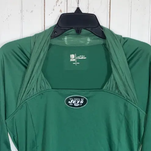 NFL  New York Jets Long Sleeve Top Green Size L