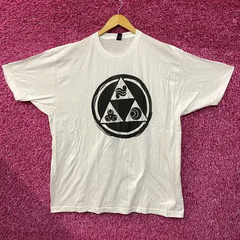 Nintendo The Legend of Zelda Triforce Elements Logo T-Shirt 2XL