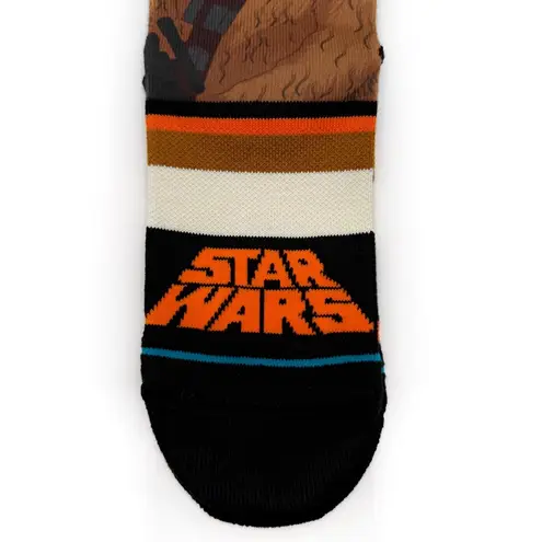 Stance Star Wars Chewie by Jaz Crew Socks Medium Mens Womens Chewbacca Disney Brown
