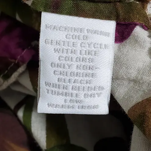 Charter Club Floral Tunic 100% Cotton. Size: 16.