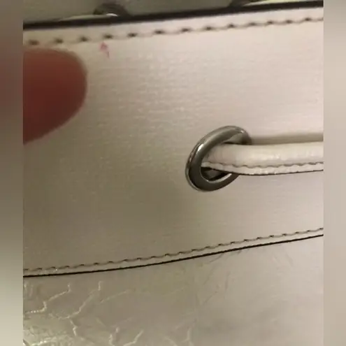 Karl Lagerfeld Paris Adele Bucket bag in off white