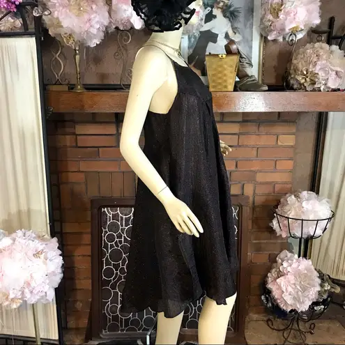 HACHE METALLIC BROWN WIDE LEG TENT ROMPER WITH POCKETS NWT (8)