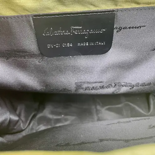 Salvatore Ferragamo Braided Leather & Linen Satchel w/ Tassel Drawstring Closure