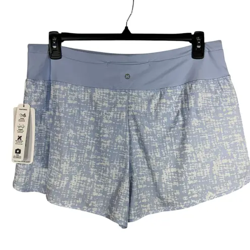 RBX Large Shorts Wicking Stretch Lined Abstract Lightweight Quick