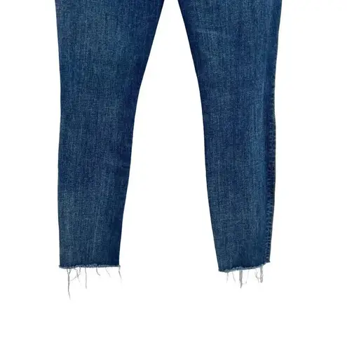 MOTHER Denim The Fly Cut Stunner Fray Jeans in Moon Dark Wash Size 25 Blue