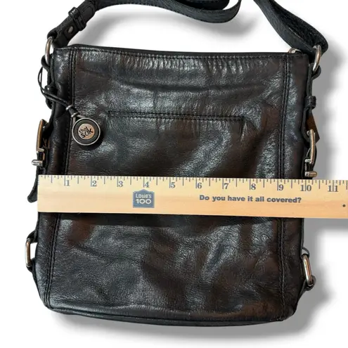 The Sak Iris Leather Hobo Bag Soft Black Leather Charm Happy And Free Crossbody