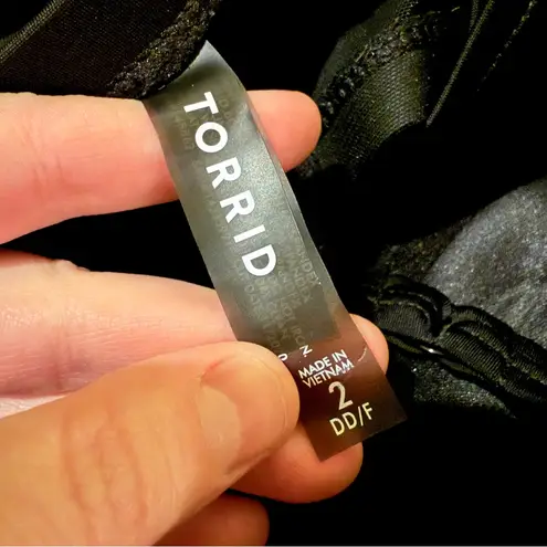 Torrid Floral Print Mesh Underwire One Piece Swimsuit Sz 2X DD/F